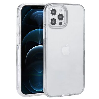 CASE FOR IPHONE 12PRO - 2 IN 1 (SILICONE CONTOUR AND HARD CASE)