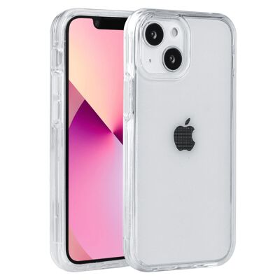 FUNDA PARA IPHONE 13 - 2 EN 1 (CONTORNO DE SILICONA Y FUNDA RÍGIDA)