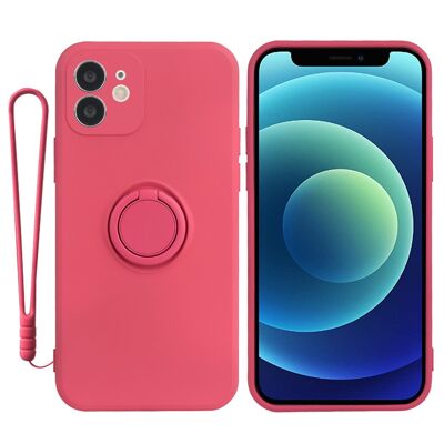 COQUE SILICONE AVEC ANNEAU MAGNETIQUE