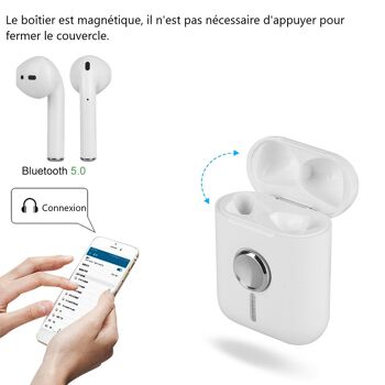 ECOUTEURS BLUETOOTH SANS FIL ET FINDGET SPINNER 6