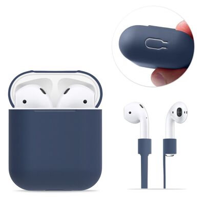 ETUI POUR AIRPODS SILICONE ET ATTACHE