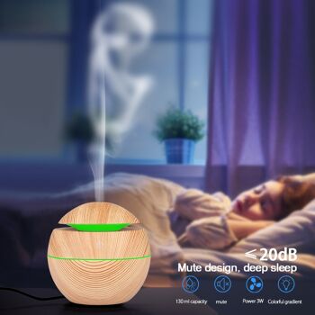 HUMIDIFICATEUR AVEC ECLAIRAGE D'AMBIANCE LED 3