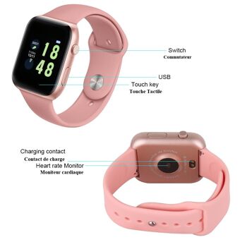 MONTRE  FITNESS BLUETOOTH MULTIFONCTION COMPATIBLE iOS&ANDROID 2