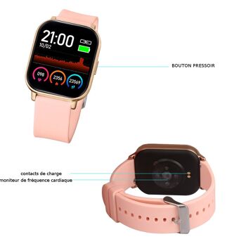 MONTRE CONNECTEE BLUETOOTH MULTISPORT COMPATIBLE IOS&ANDROID 2