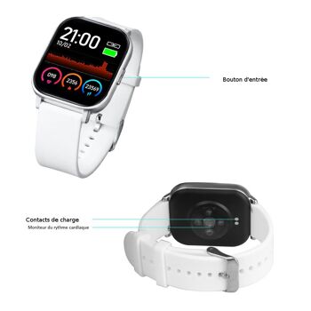 MONTRE CONNECTEE BLUETOOTHMULTISPORT COMPATIBLE IOS&ANDROID 2