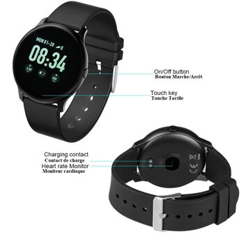 MONTRE GPS BLUETOOTH MULTISPORT COMPATIBLE IOS&ANDROID 2