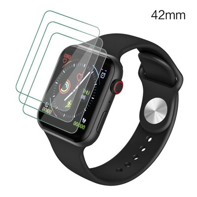 PACK DE 3 PROTECCIONES PARA APPLE WATCH 42 mm