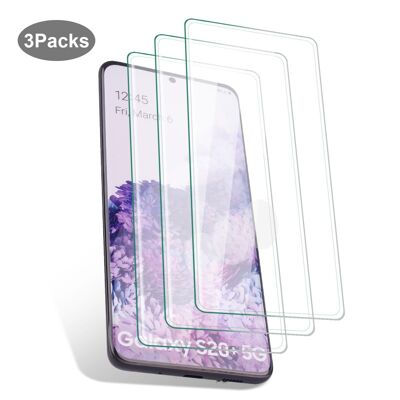 PACK DE 3 CRISTAL TEMPLADO PARA GALAXY S20 PLUS