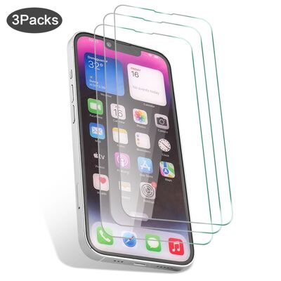 PACK OF 3 TEMPERED GLASS FOR IPHONE 14