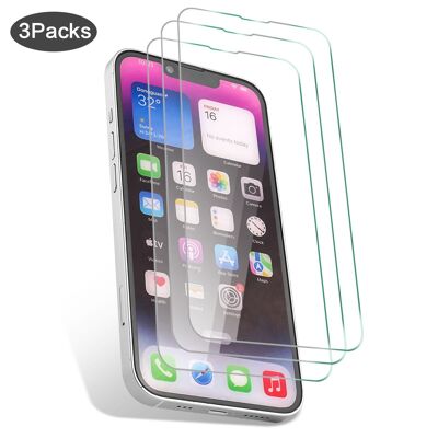 3er-Pack gehärtetes Glas für iPhone 14