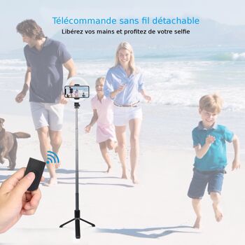 SELFIE LUMINEUX AVEC TELECOMMANDE 3