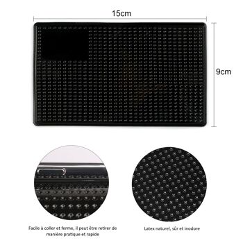 TAPIS VOITURE ANTIDERAPANT POUR TELEPHONE 4