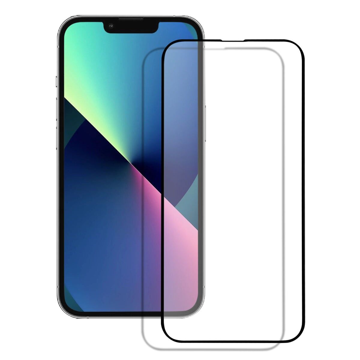 VETRO DI PROTEZIONE 5D CON BORDO NERO