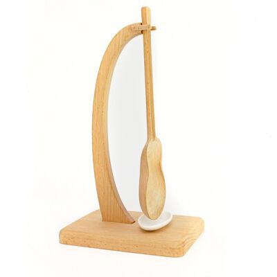 Guitar cooking spoon with stand