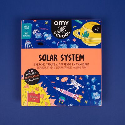 OMY SCHOOL - POSTER DIDATTICO - SISTEMA SOLARE