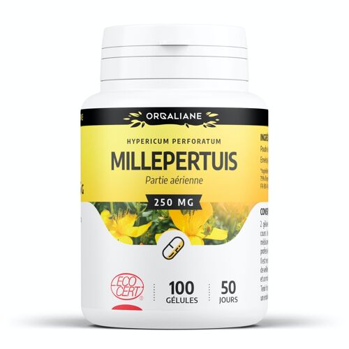 Millepertuis Bio - 250 mg - 100 gélules
