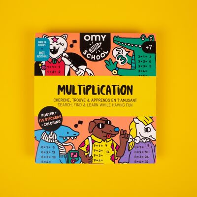 OMY SCHOOL - EDUCATIONAL POSTER - MULTIPLICATIONS