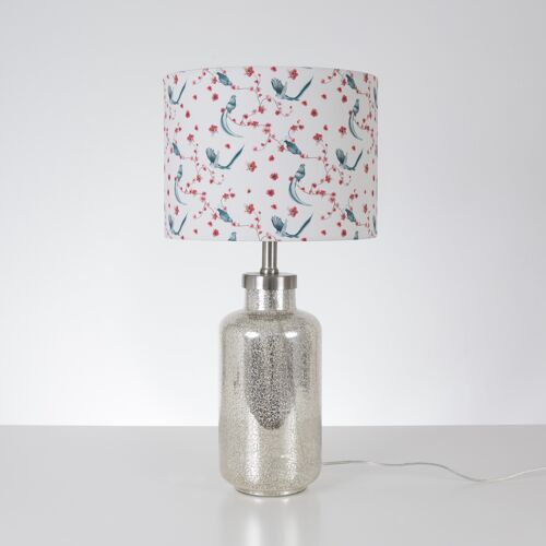 30cm Cotton Lampshade in Kiji Tailed Birds
