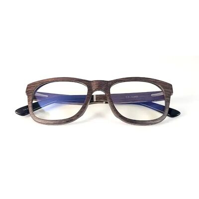 Lunette en bois optique Naxos Black