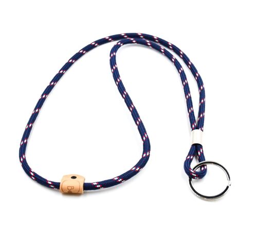 Navy Long Key chain
