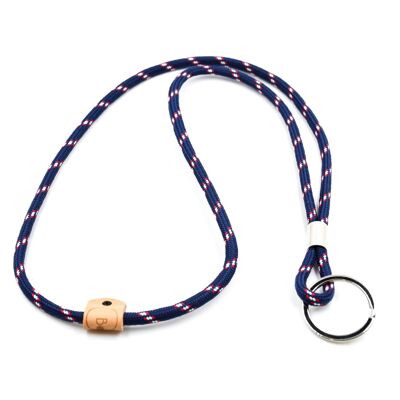Navy Long Key chain