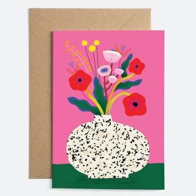 Mazzo di fiori rosa | Carta