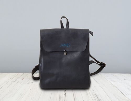 Womens Colorway Genuine Leather Backpack