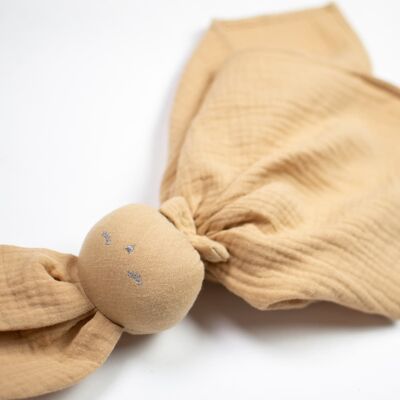 Peluche Coniglio artigianale e personalizzabile, Biscotto, Made in France