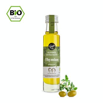 Huile d'olive vierge extra biologique Gepp's au thym (100 ml) 1