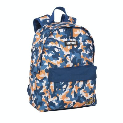 Fortnite Blue Camo American backpack. Laptop compartment.