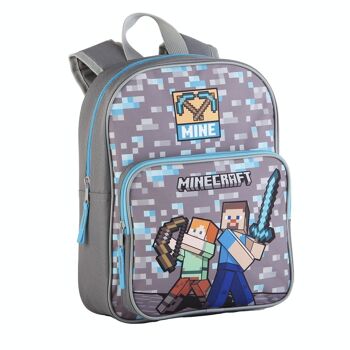 Sac à dos préscolaire Minecraft Warriors. 1