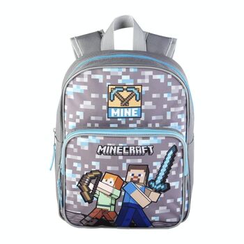 Sac à dos préscolaire Minecraft Warriors. 2