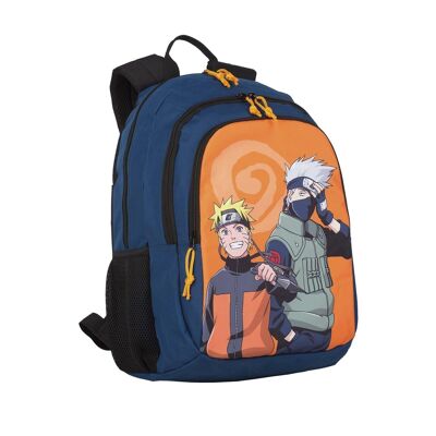 Naruto mochila primaria doble compartimento, de gran capacidad y adaptable a carro.