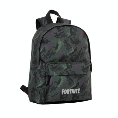 Fortnite Camo backpack American. Laptop compartment. Reflective details.