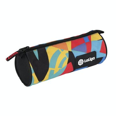 LaLiga kaleidoscope round pencil case. 23x9x9cm