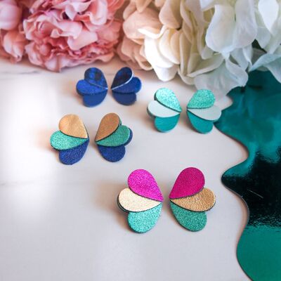 Leather butterfly buckles