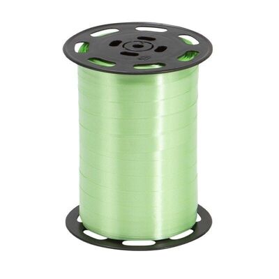 Coil of light green smooth bolduc