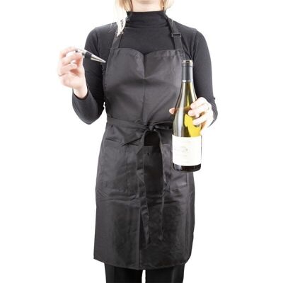 Black sommelier apron 100x65