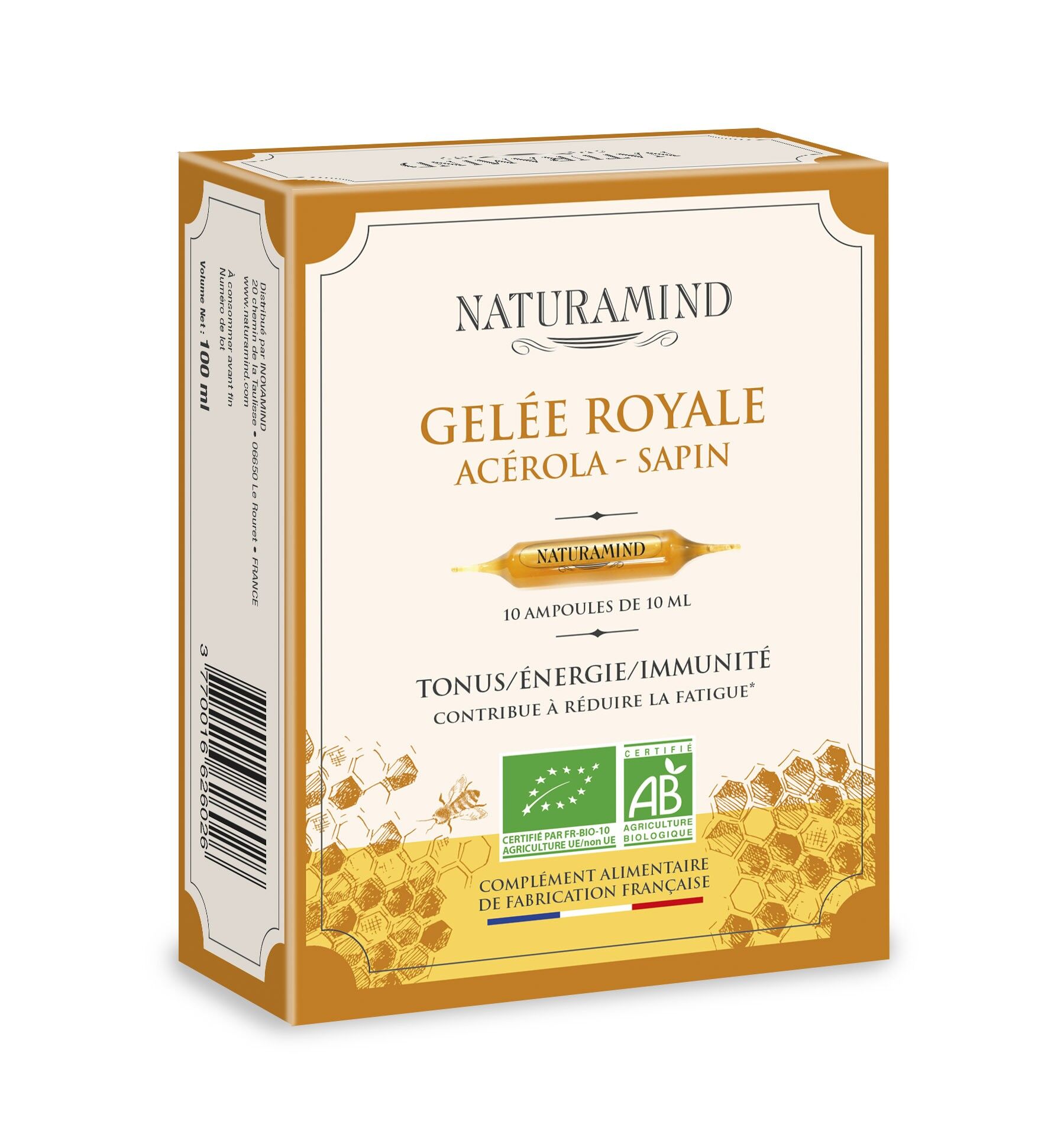 Gelée Royale Acerola-Tanne BIO - 10 Fläschchen
