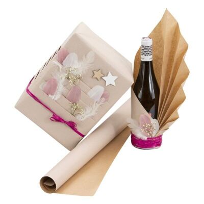 Papel de regalo kraft 79x5000