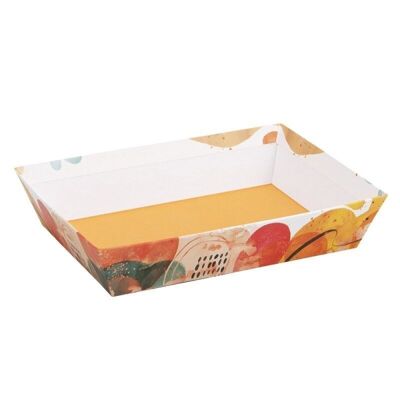 Color cardboard rectangular basket 27x20x5
