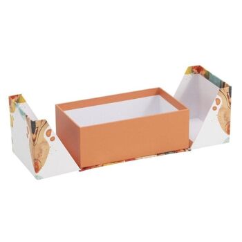 Boite double ouverture carton Color 16,2x9,7x6 4