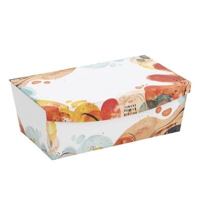 Color cardboard box with magnetic lid 28x17x10