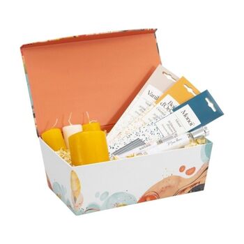 Boite carton avec couvercle aimante Color 28x17x10 2