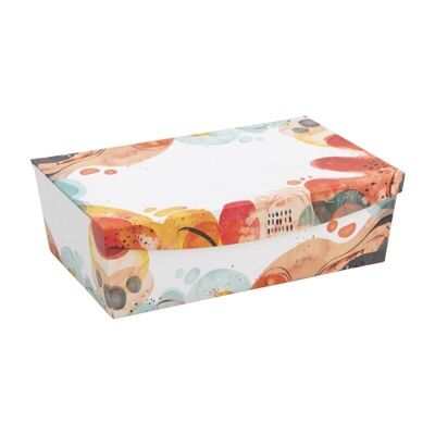 Color cardboard box with magnetic lid 35x23x11