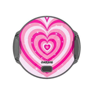 Car holder with induction charge Psychedelic Pink Heart