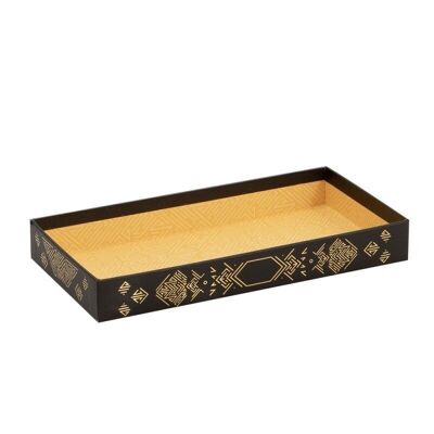 Rectangular cardboard tray Gatsby 24.4x12.4x3.2