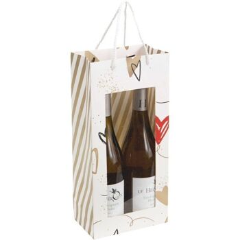 Sac-bouteilles carton Inconditionnelle 16,5x10x35 2