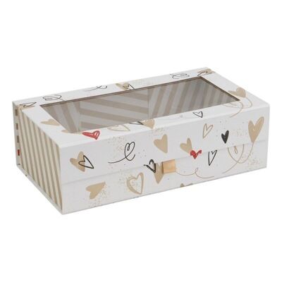 Coffret rectangulaire carton Inconditionnelle 32x18x10