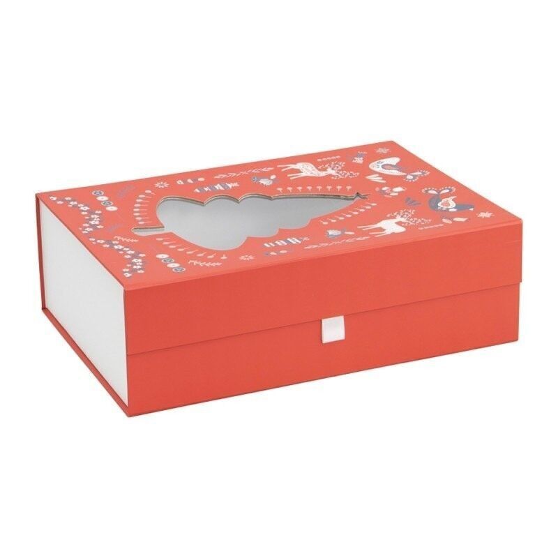 Rectangular Scandinavian cardboard box 35x25x11